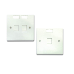 Datacom DC-FPSXX-SFUK	SINGLE SHUTTERED UK FLUSH FACEPLATE Supplier in Dubai UAE