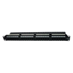 Datacom DC-PPL-C624	19" 24 PORT CAT 6 PATCH PANEL 1U BK WITH SLIM LINE MODULAR JACK Supplier in Dubai UAE