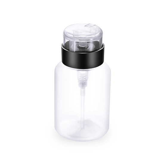 25949.main_ 8 oz. Transparent Pump Leak Proof Alcohol Bottle Supplier in Dubai UAE - Image 1