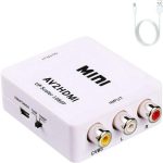 ORiTi HD Video CVBS to HDMI Converter mini AV to HDMI 1080P AV2HDMI Signal Converter for TV, VHS VCR, DVD Supplier in Dubai UAE