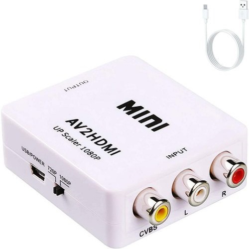 619pw88oqil-sl1486--500x500 ORiTi HD Video CVBS to HDMI Converter mini AV to HDMI 1080P AV2HDMI Signal Converter for TV, VHS VCR, DVD Supplier in Dubai UAE - Image 1