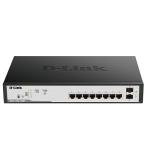 D-Link DGS-F1100-10PS-E 8 Port PoE Gigabit Smart Managed Switch Supplier in Dubai UAE