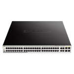 Dlink DGS1210-52MP 48-Port 10/100/1000BaseT PoE with 4 Gigabit SFP ports Web Smart Switch Supplier in Dubai UAE
