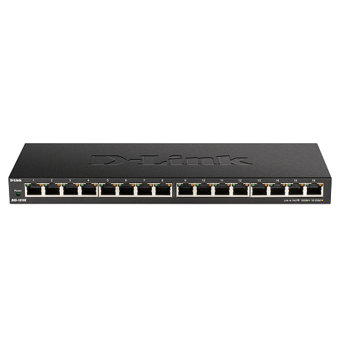 DGS1016SFront Dlink DGS-1016S 16-Port Gigabit Desktop Switch Supplier in Dubai UAE - Image 1