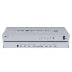 DTeCH DT-7148A 1x8 Port HDMI Switch Splitter Silver Supplier in Dubai UAE