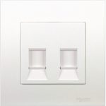 Schneider KB32RJK Schneider 2G FACE PLATE FOR KEYSTONE JACK – UL Supplier in Dubai UAE