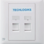 Techlogiks TL-FPS2 Dual Face Plate Shuttered Straight Supplier in Dubai UAE