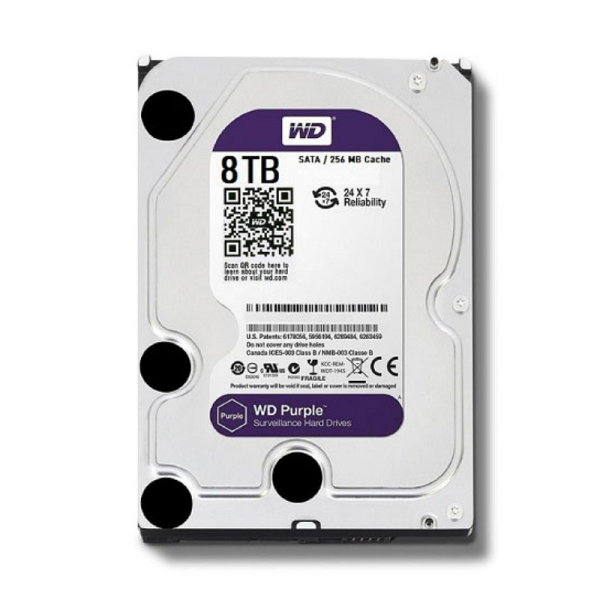 wd8001pura-64b6vyo-western-digital Western Digital WD8001PURA-64B6VY0 PURPLE 8TB HDD SURVEILLANCE Price in Dubai UAE - Image 1