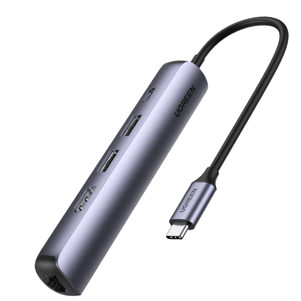 10919-144218 Ugreen 10919 Ultra Slim 5-in-1 USB C Hub Supplier in Dubai UAE - Image 1