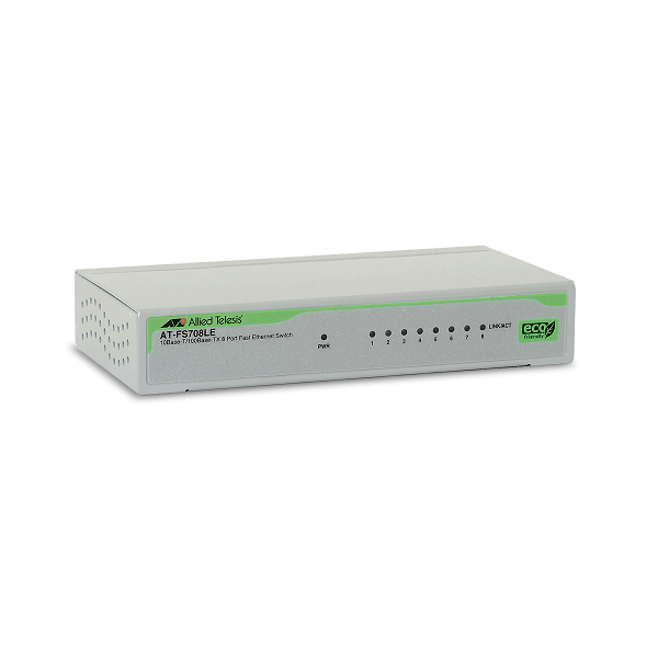 fs708le-front Allied Telesis AT-FS708LE Switch Supplier in Dubai UAE - Image 1