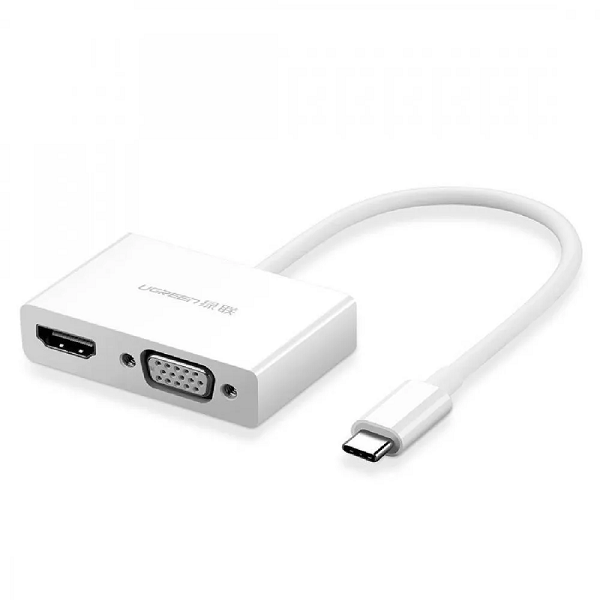 ugreen-usb-c-to-hdmi-vga-converter-30843-1000x1000 Ugreen 30843 USB -C TO HDMI + VGA Converter Supplier in Dubai UAE - Image 1