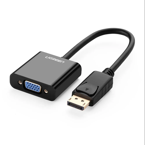 ugreen-20415-dp-male-to-vga-female-converter-black--1000x1000 Ugreen 20415 DP Male To Vga Female Converter Supplier in Dubai UAE - Image 1