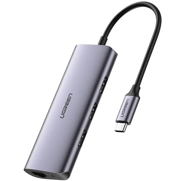 ugreen-20932-type-c-to-3-x-usb-3-0-rj-45-with-micro-usb-1000x1000 Ugreen 20932 Type C to 3 USB 3.0 RJ 45 Micro USB Cable Supplier in Dubai UAE - Image 1