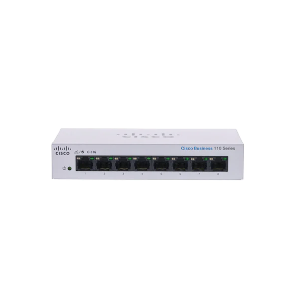 CBS110-8T-D_large Cisco CBS110-8T-D-UK 8-Port Unmanaged GbE Switch Supplier in Dubai UAE - Image 1