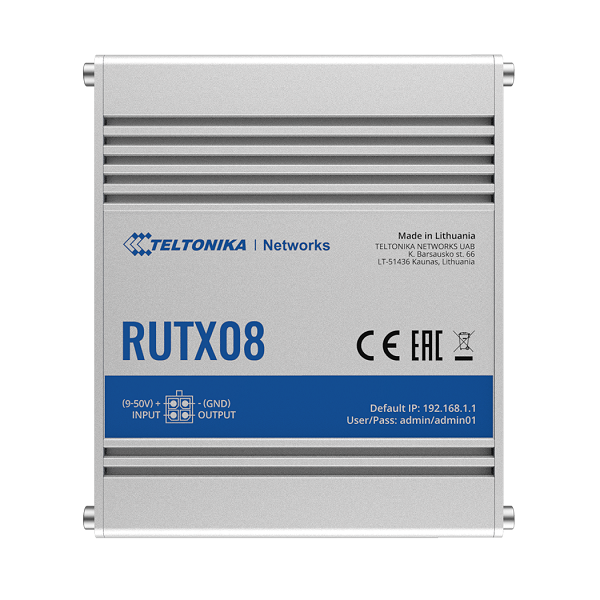 6-RUTX08 Teltonika RUTX08 Industrial Ethernet Router Supplier in Dubai UAE - Image 1