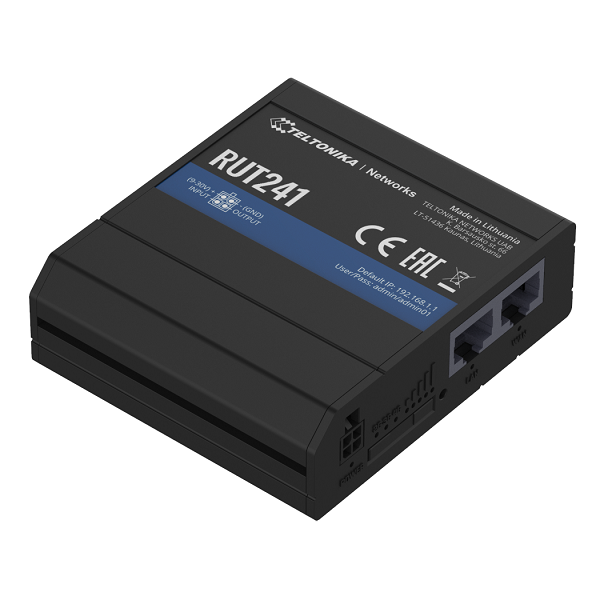 RUT241_side1 Teltonika RUT241 Industrial Cellular Router Supplier in Dubai UAE - Image 1