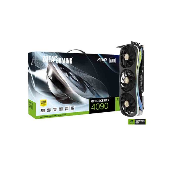 ZOTAC RTX 4090 AMP Extreme AIRO 24GB GDDR6X GAMING Graphics Card (1)-600x800 Zotac ZT-D40900B-10P Graphics Card Supplier in Dubai UAE - Image 1