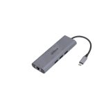 Dahua DH-TC38 8 in 1 USB 3.1 Type-C to USB 3.0 + HDMI + RJ45 + SD/TF + PD Docking Statio Price in Dubai UAE