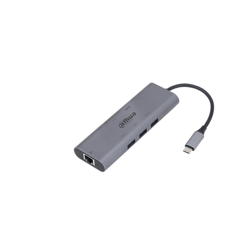 Dahua DH-TC38 Dahua DH-TC38 8 in 1 USB 3.1 Type-C to USB 3.0 + HDMI + RJ45 + SD/TF + PD Docking Statio Price in Dubai UAE - Image 1