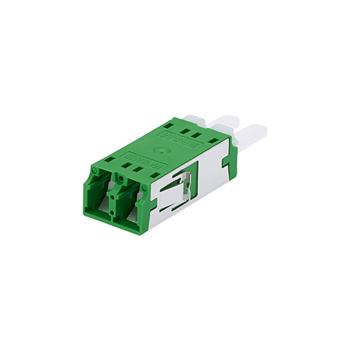 Adapter LC-Duplex APC ExTell E4S2DPA-ADFL-GN LC-LC SM Duplex APC Adaptor – Flangeless Price in Dubai UAE - Image 1