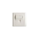 ExTell EF04516U-102 Angular Faceplate Snap In Shutter 1 Port Price in Dubai UAE