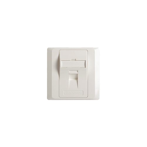 Angular Faceplate ExTell EF04516U-102 Angular Faceplate Snap In Shutter 1 Port Price in Dubai UAE - Image 1
