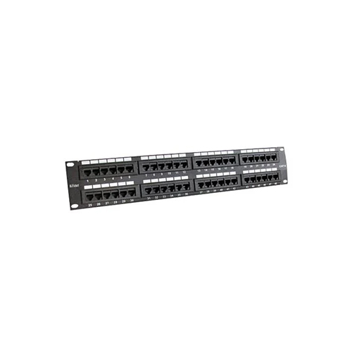 CAT 6 48 PCB Type Loaded ExTellE6X48S3L-PM CAT 6 48 PCB Type Loaded Shielded Patch Panel 1U Price in Dubai UAE - Image 1