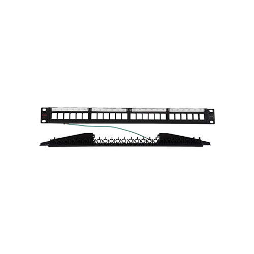 CAT 6-6A Unloaded Patch Panel ExTell E6A48S3L-PM CAT 6A 24 PCB Type Loaded Unshielded Patch Panel 1U Price in Dubai UAE - Image 1
