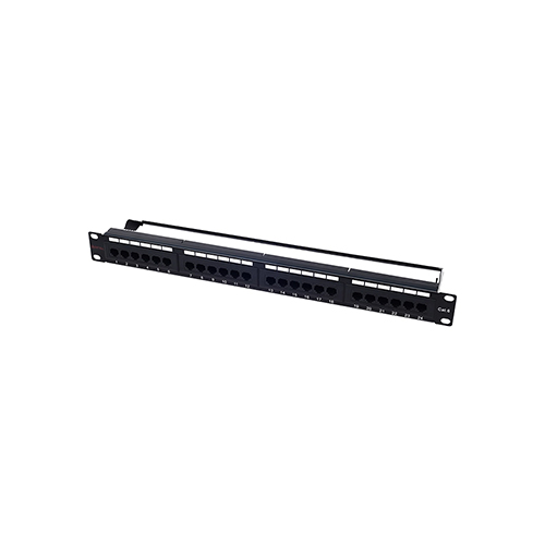 CAT 6 Patch Panel ExTell E6X24U3U-PMP CAT 6/6A 24 Port Plastic Frame Unloaded Patch Panel 1U Price in Dubai UAE - Image 1