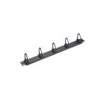 ExTell ECBMH013-RM 1U 19 Rack Mount Cable Manager Metal Ring Type Black in Dubai UAE