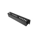 ExTell ECBMH023 19, 2U Rack Mount Cable Manager Duct type Black in Dubai UAE