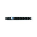 ExTell EPDHSC06-SC-13-BK Basic PDU Schuko Type 6 Outlets Schuko Input Plug in Dubai UAE
