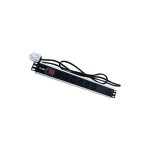 ExTell EPDHUK06-IEC-13-BK Basic PDU UK Type 6 Outlets IEC Input Plug in Dubai UAE