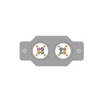 ExTell E6XUP62-SF-FL CAT 6 SF/UTP Flat Elevator Cable, 2 x Galvanized Steel Rope Price in Dubai UAE