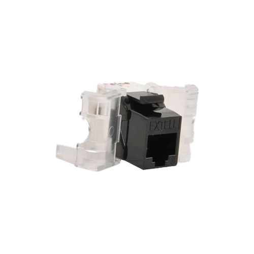 ExTell EK6XU1803-T ExTell EK6XU1803-T CAT 6 180° Unshielded Keystone Jack Price in Dubai UAE - Image 1