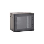 ExTell EWC09S08C3G Wall Mount SS Cabinet 9U – 800 x 800 Black Price in Dubai UAE