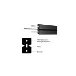 ExTell ES2INL-FTTH004 FTTH 4 core SM Indoor Non Metal Strength Member LSZH White G657A2 Price in Dubai UAE