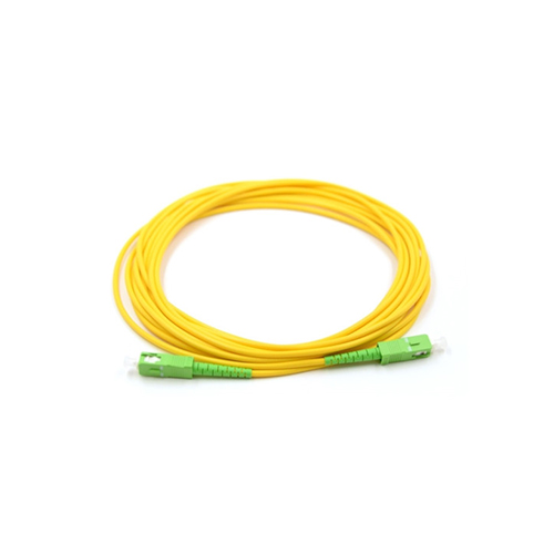 SC-SC APC Simplex SM 9-125 Patch Cord 1 ExTell ES2S03AL-PC01 SC-SC APC Simplex SM 9/125 Patch Cord 1 MTR LSZH Yellow 2.0mm Price in Dubai UAE - Image 1