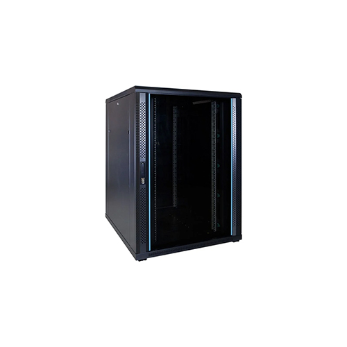 EFC2208E3G4 ExTell EFC2208E3G4 Network Server Cabinet 22U 800x 1000mm 19″ Rack With Front Glass Door Rear Mesh Door with 4 way Fan Unit Black. Price in Dubai UAE - Image 1