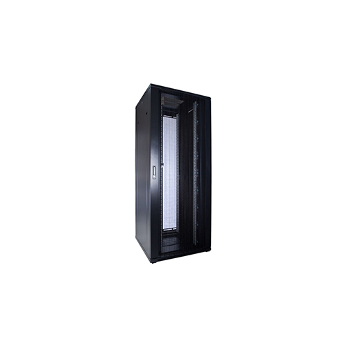 EFC4708D3P4 ExTell EFC4208E3P4 Network Server Cabinet with Perforated Front Door Height 42U – 800 x 1000 With 4 way Fan unit black Price in Dubai UAE - Image 1