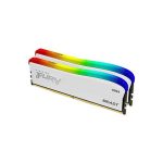 Kingston KF432C16BWAK2/16 16GB 3200MT/s DDR4 CL16 DIMM (Kit of 2) FURY Beast White RGB SE Price In Dubai UAE