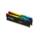 Kingston KF556C40BBAK2-64 64GB 5600MT/s DDR5 CL40 DIMM (Kit of 2) FURY Beast RGB XMP Price In Dubai UAE