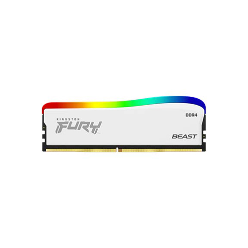 KF436C18BWAK2/32 Kingston KF436C17BWAK2/16 16GB 3600MT/s DDR4 CL17 DIMM (Kit of 2) FURY Beast White RGB SE Price In Dubai UAE - Image 1