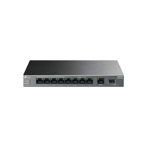 LS1210GP TP-Link LS1210GP 10-Port Gigabit Desktop Switch with 8-Port PoE+ Price in Dubai UAE - Image 1