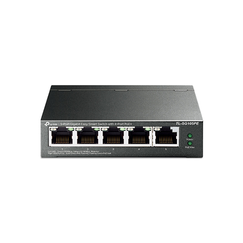 TL-SG105PE TP-Link TL-SG105PE 5-Port Gigabit Easy Smart Switch with 4-Port PoE+ Price in Dubai UAE - Image 1