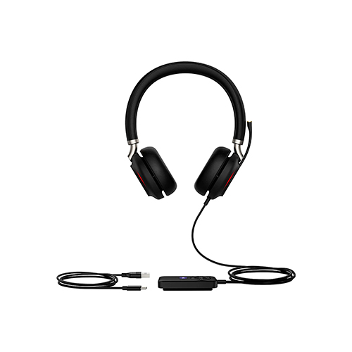 UH38 Dual UC-BAT USB-C Yealink UH38 Dual UC-BAT USB-C USB Wired Headset Price in Dubai UAE - Image 1