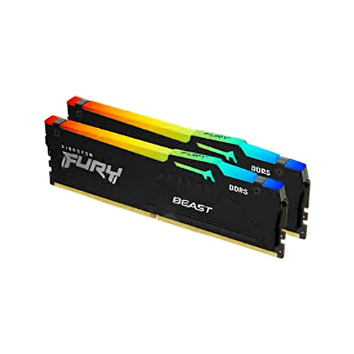 KF560C30BBEAK2-32 Kingston KF560C30BBEAK2-32 32GB 6000MT/s DDR5 CL30 DIMM (Kit of 2) FURY Beast RGB EXPO Price in Dubai UAE - Image 1