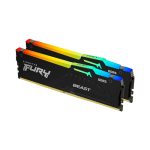 Kingston KF564C32BBAK2-64 64GB 6400MT/s DDR5 CL32 DIMM (Kit of 2) FURY Beast RGB XMP Memory Price in Dubai UAE