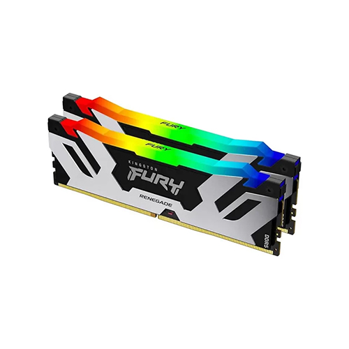 KF564C32RSAK2-32 Kingston KF564C32RSAK2-32 DRAM 32GB 6400MT/s DDR5 CL32 DIMM (Kit of 2) FURY Renegade RGB XMP Memory Gaming Desktop Price in Dubai UAE - Image 1