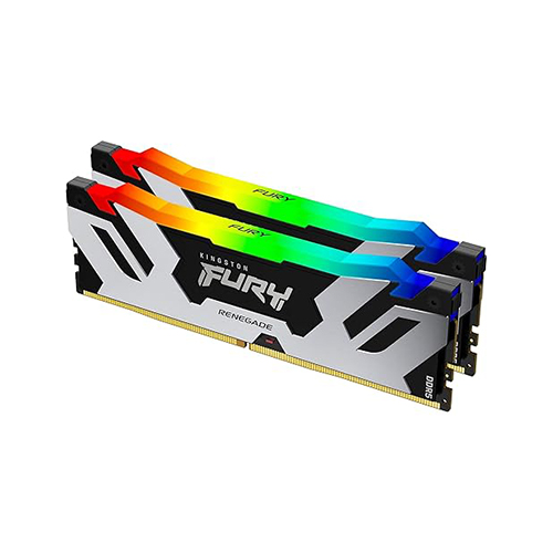 KF568C36RSAK2-32 Kingston KF568C36RSAK2-32 DRAM 32GB 6800MT/s DDR5 CL36 DIMM (Kit of 2) FURY Renegade RGB XMP Memory Price in Dubai UAE - Image 1